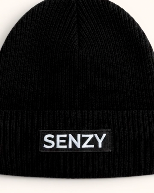 SENZY Beanie Black